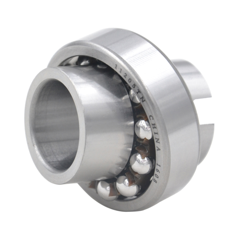 Self-aligning ball bearings with an extended inner ring